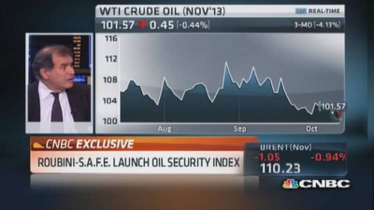 US ranks fifth in oil security: Roubini