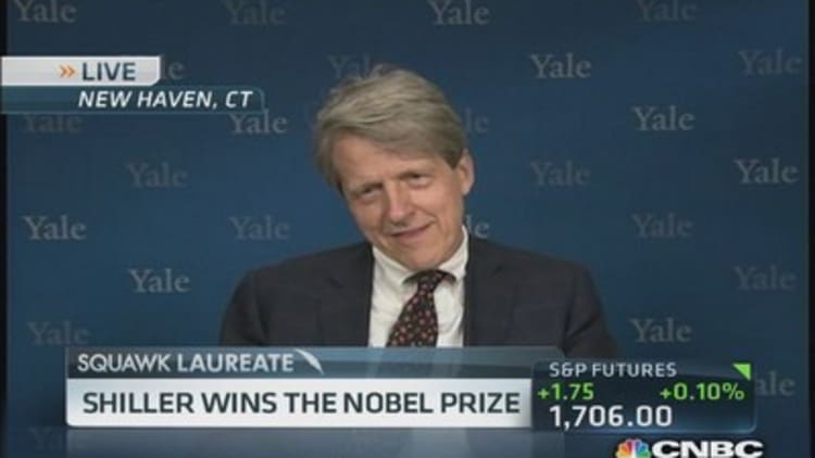 Shiller wins Nobel Prize