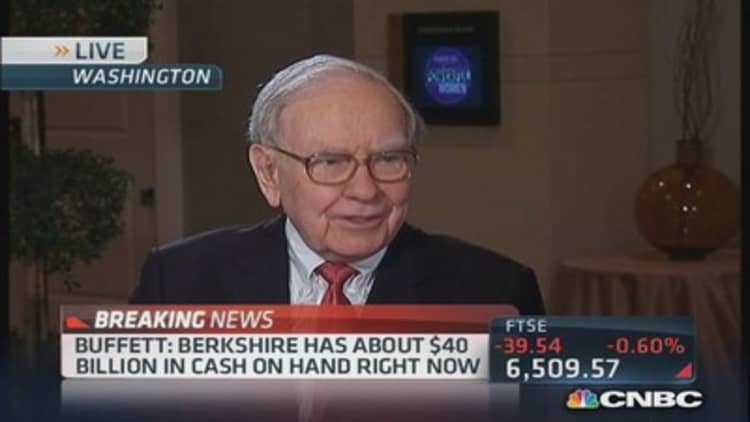 Buffett: It would be asinine to jeopardize US credit 