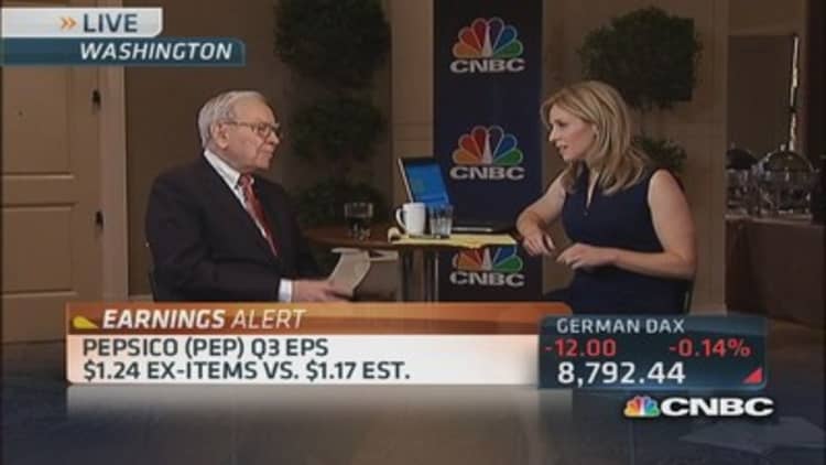 Buffett buys banks based on the future