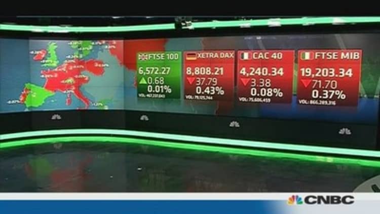 Europe stocks close narrowly higher 