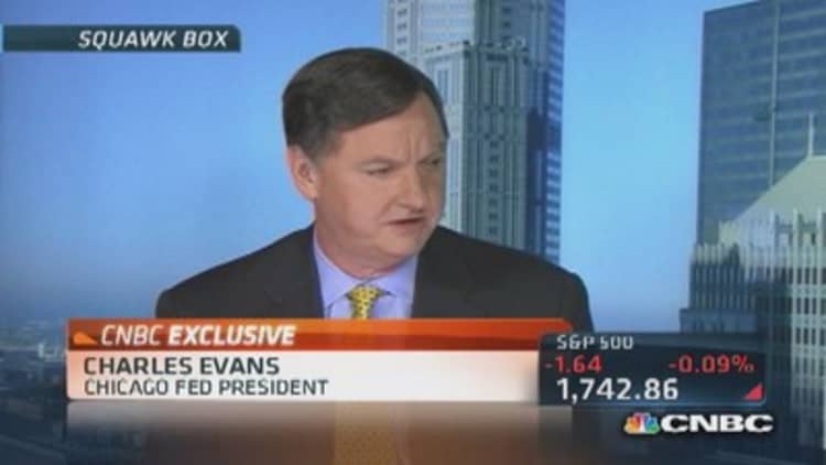Chicago Fed's Evans: December taper tough