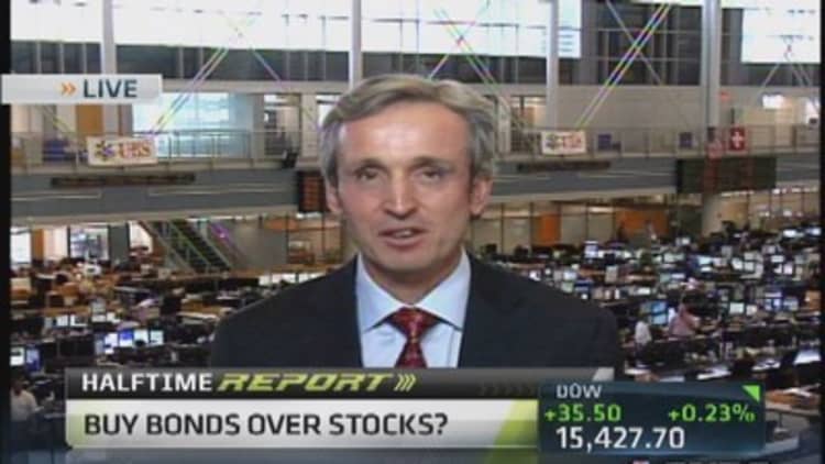 Buy bonds over stocks?