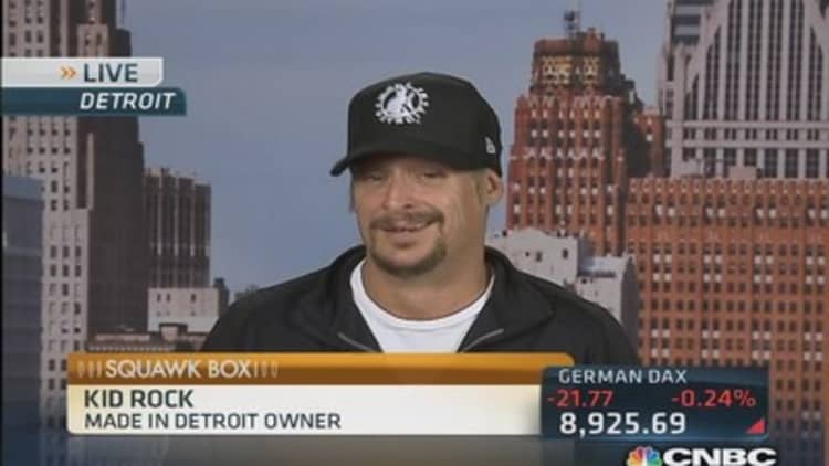 Kid Rock:  No city with more style than Detroit