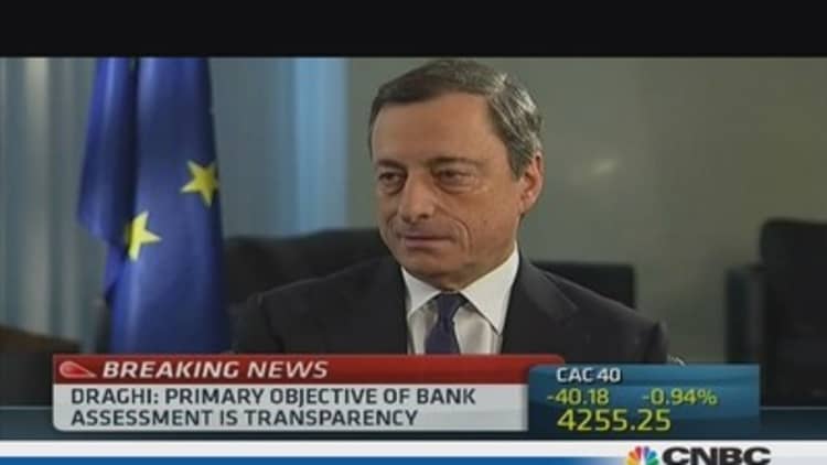 Draghi: Taxpayers needn't worry