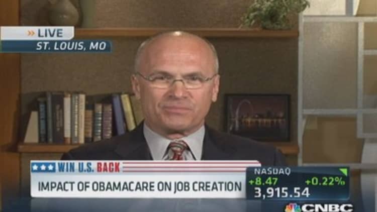 Impact of Obamacare on job creation
