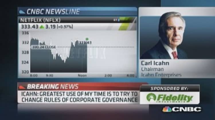 Carl Icahn reveals what led him to sell Netflix