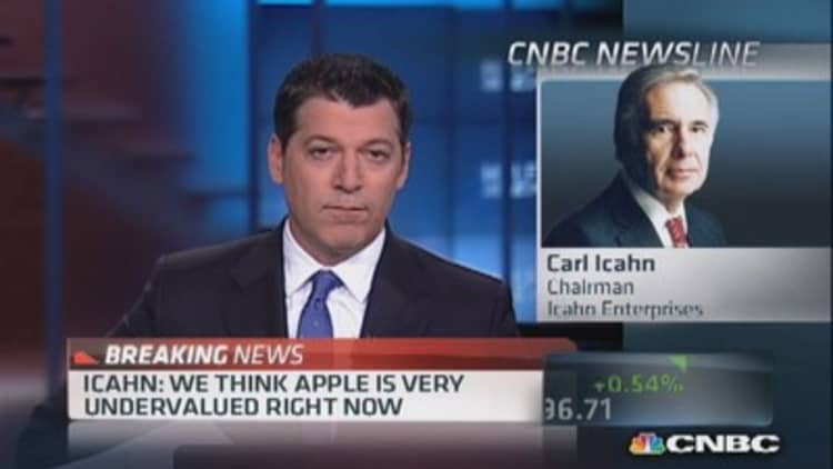 Carl Icahn: I'm buying more Apple