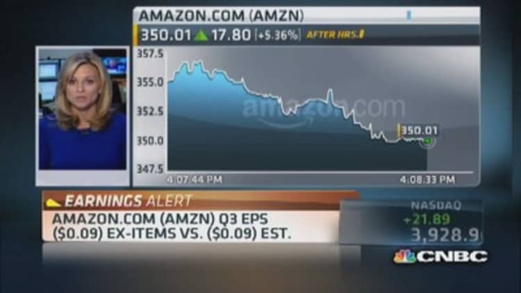 Amazon reports Q3 earnings