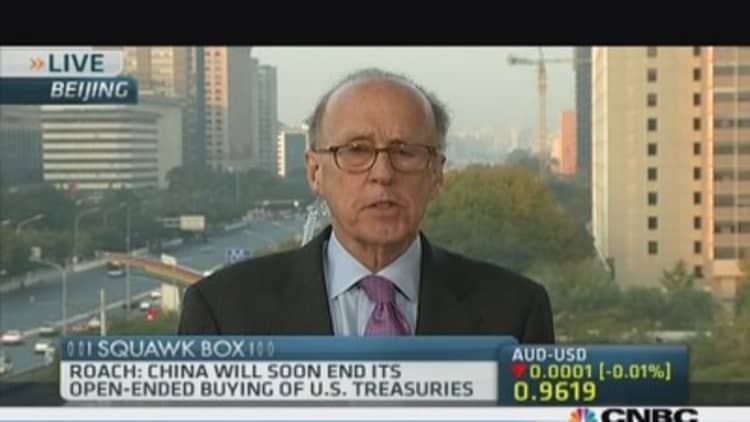 China will slow US Treasury buying: Stephen Roach