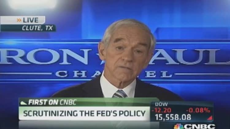 Ron Paul: Scrutinizing the Fed's policy