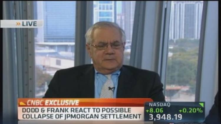 Frank: JPMorgan argument is 'wrong'