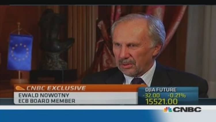 EM reaction to tapering was 'overblown': ECB's Nowotny