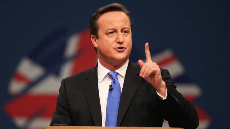 UK PM Cameron addresses raised terror threat
