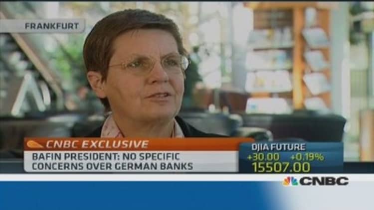 'No specific concerns' over German banks: BaFin