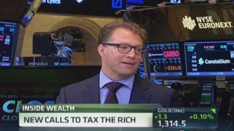 New calls to tax the rich more