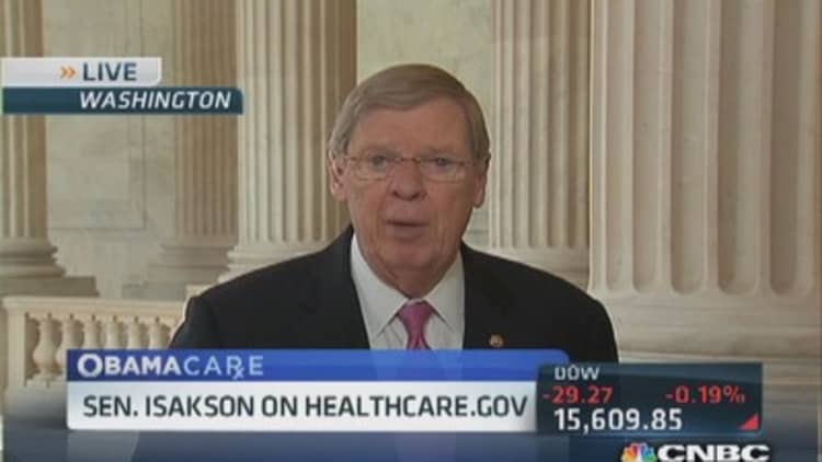 Sen. Isakson: Long way to go on Obamacare