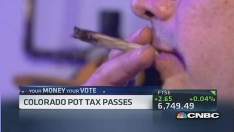 Colorado to tax pot for recreational use