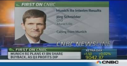 Munich Re's capital position 'comfortable': CFO