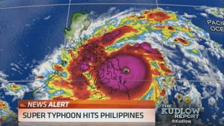 Super Typhoon hits Philippines