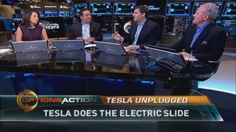 Tesla does the electric slide