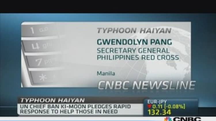 Philippines Red Cross: Typhoon is 'overwhelming'