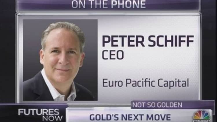 Schiff: Gold will go 'straight up'