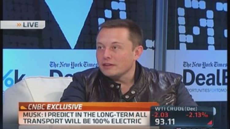 Musk sees opportunity for supersonic electric airplane
