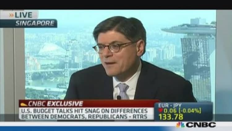 Jack Lew: US is bouncing back from recession