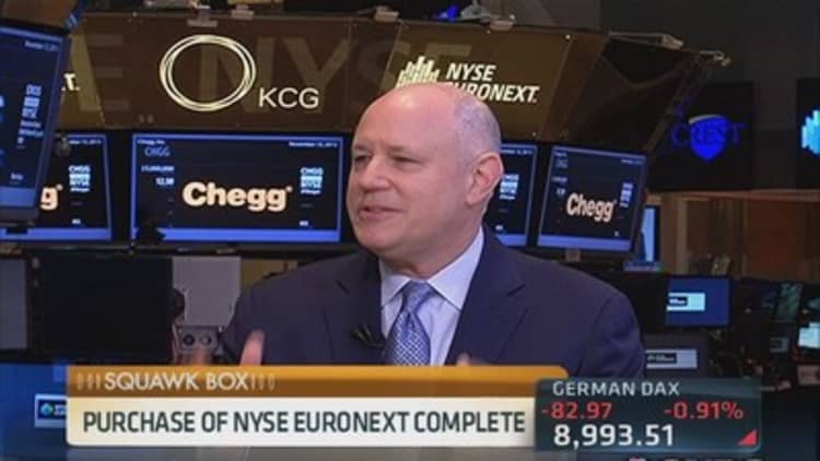ICE CEO: Nothing like the NYSE