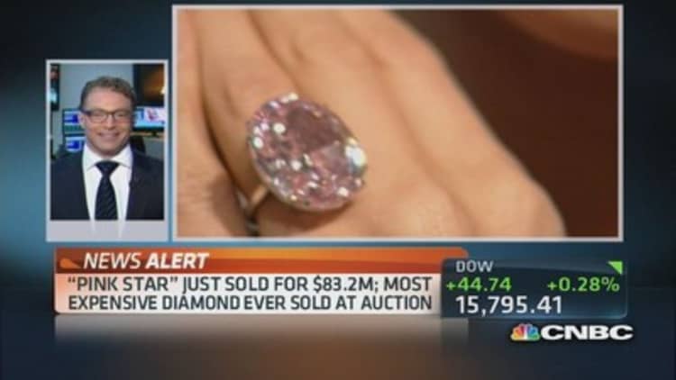 Pink Star diamond sets record with $83.2 million sale