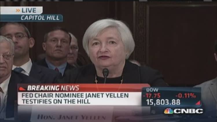 Yellen testifies: Economy stronger, continues to improve