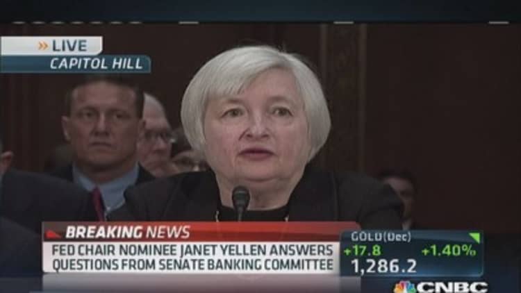Don't see evidence of asset bubbles: Yellen