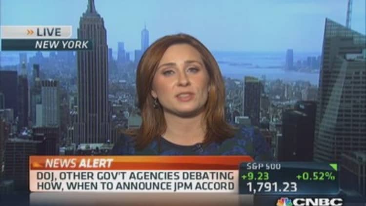 JPM's potential $13 billion DOJ deal