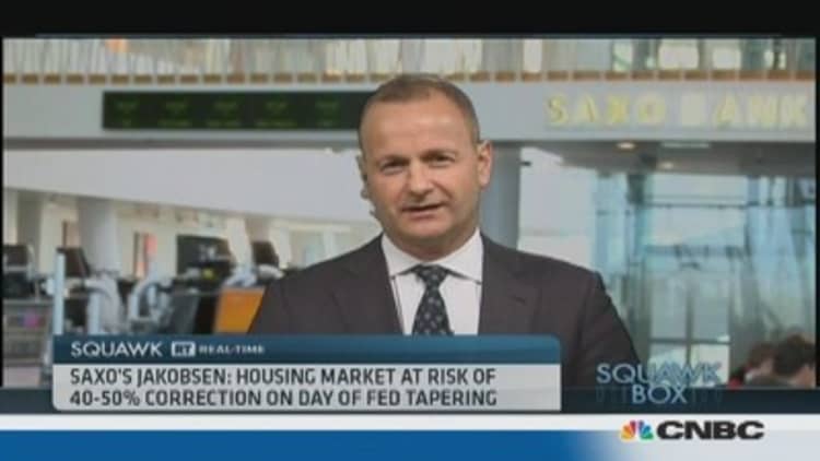 Asia housing market at risk of 40-50% correction: Saxo's Jakobsen