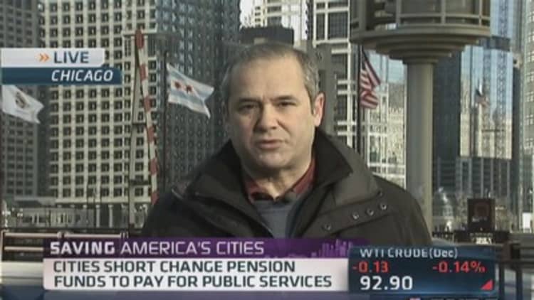 Cities face billions in pension fund shortfalls