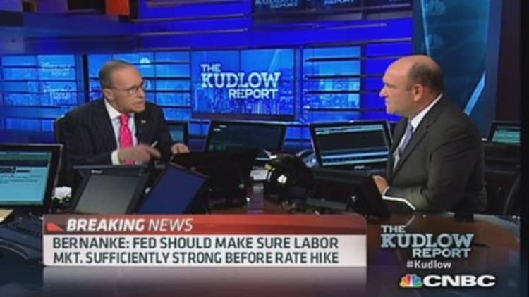 Bernanke: Funds rate likely to remain low after QE ends