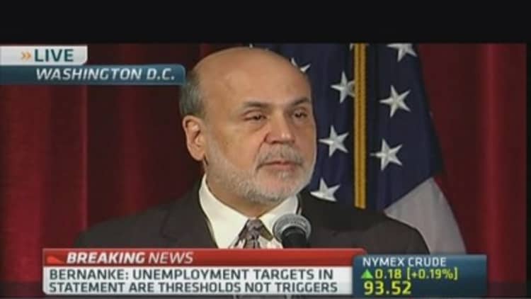 Bernanke reiterates accommodative stance