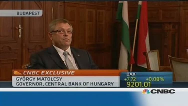 Inflation is our only target: Hungary central bank chief