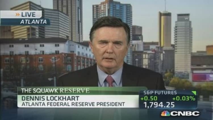 Will remain accommodative, tools will change: Fed's Lockhart