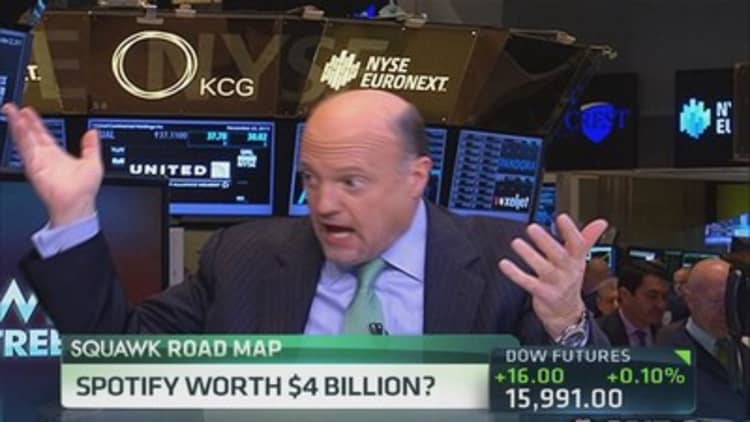 Cramer: 'There's bubbling everywhere.'