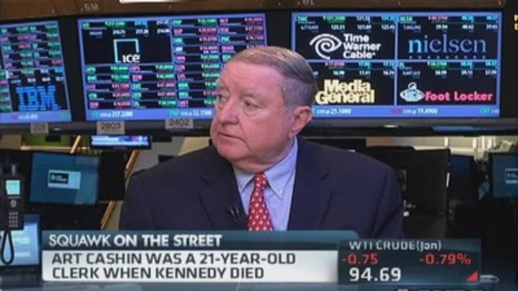 Cashin: Selling was 'heavy and hectic' after JFK's assassination