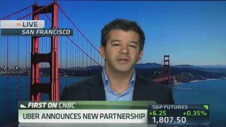 Uber's demand 'shooting through the roof': Uber CEO