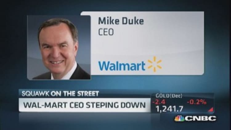 Wal-Mart CEO stepping down