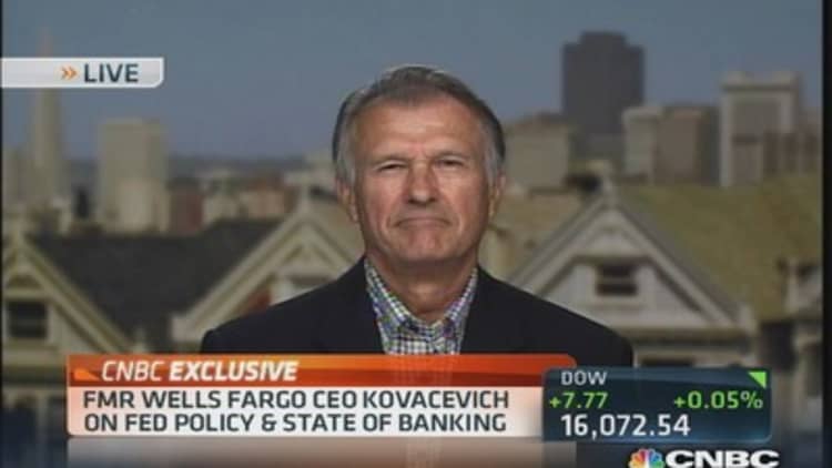 Fmr. Wells Fargo CEO: Mistake for Fed to cut rate paid on bank deposits 