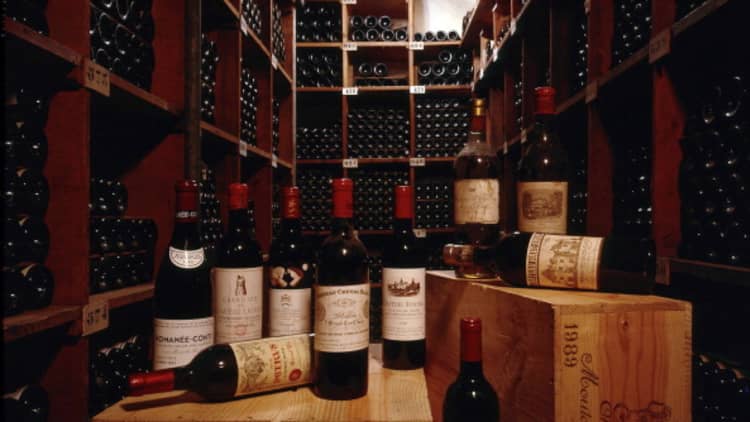 Record breaking wine auction