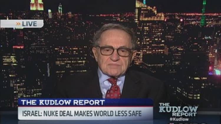'Bad negotiating tactics': Dershowitz