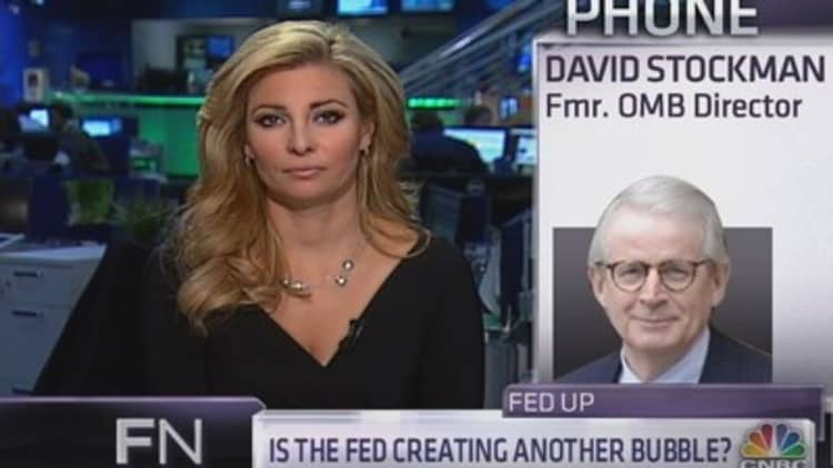 David Stockman: There's a worldwide bubble in stocks