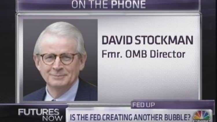 Bubble about to pop: David Stockman