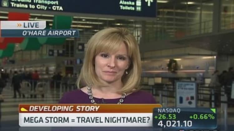 Mega storm equals travel nightmare?